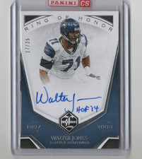 /25 2019 Panini Limited - Ring of Honor Silver Walter Jones #ROH-WJ - HOF EX