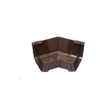 Hunter 114mm Brown Gutter Fittings Squareflo Drainage Guttering Drain Pipe Angle