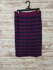 Maeve by Anthropologie Straight  Pencil Skirt Womens Medium Purple Geometric