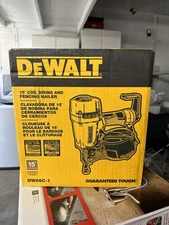 DEWALT Pneumatic 15-Degree Coil Corded Siding Nailer BRANDNEW tools