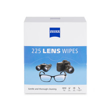 ZEISS Gentle and Thorough Cleaning Eyeglass Lens Cleaner Wipes, 225 Count