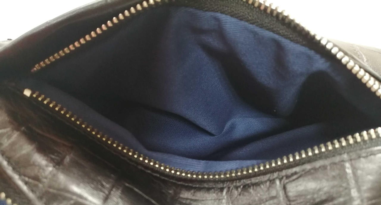 Crocodile Pattern Backpack Olitata Model Black Ol… - image 13