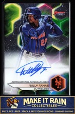 Willy Fanas 2023 Bowman's Best - Best of 2023 Autographs #B23-WFS New York Mets