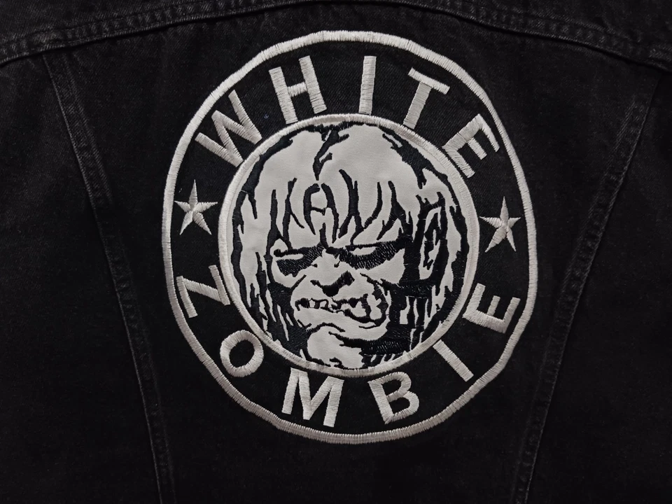 Chaleco Lee Blanco Zombie "More Zombie Than Zombie" De Colección Años 90 Crew Bordado  Foto 4 de 4