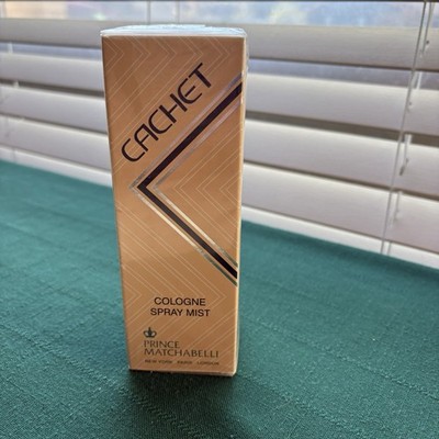 VINTAGE Prince Matchabelli CACHET  SPRAY COLOGNE Perfume  3.2 Fl.Oz 94ml NOS