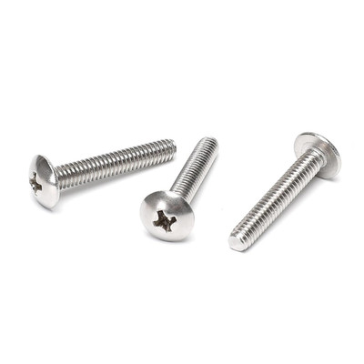 100Pcs #8-32 X 1 Truss Head Machine Screws for Cabinet Drawer Knob Pull Handle,