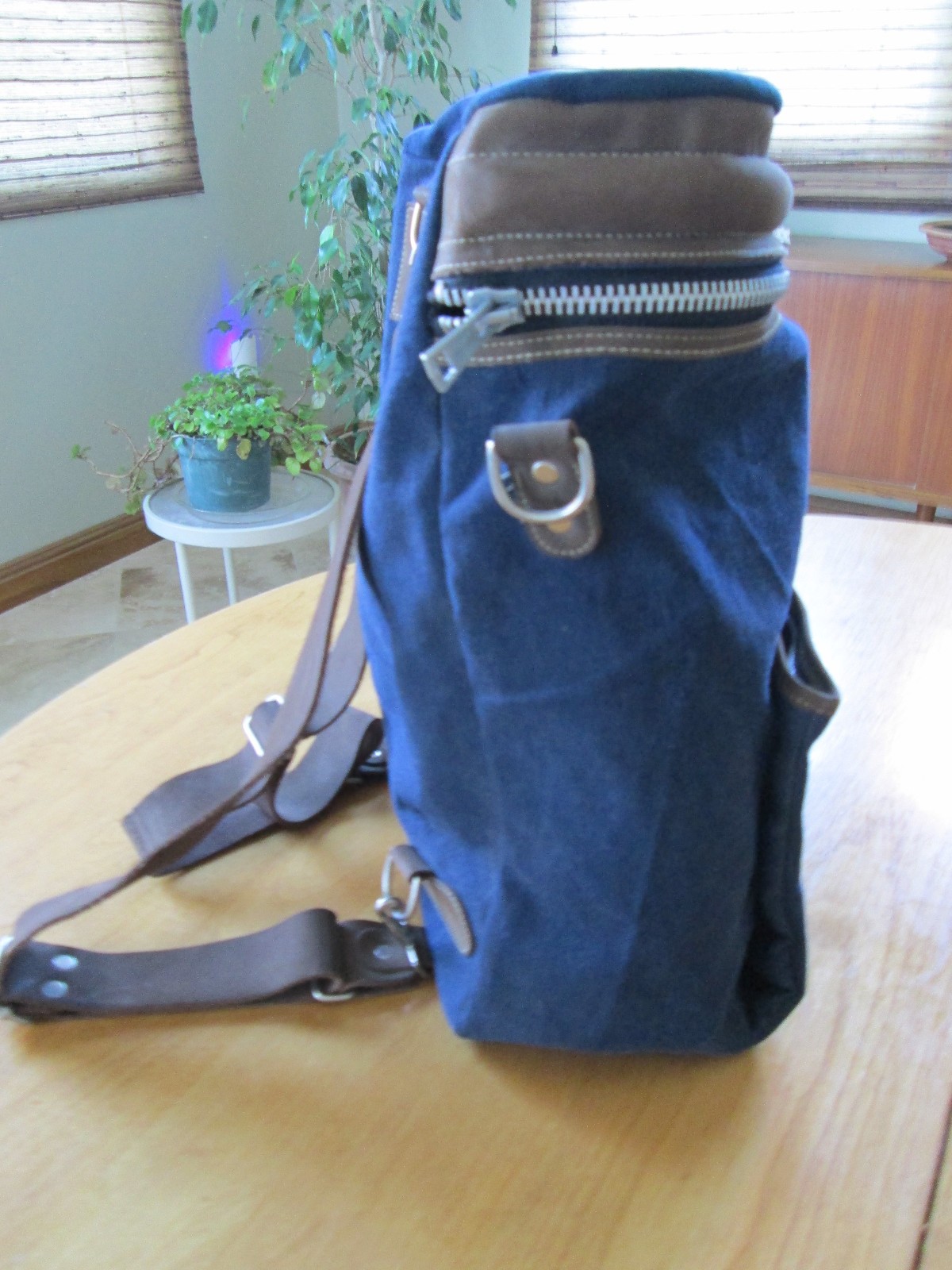 men's vintage ARMANI Giorgio Backpack Rucksack Collezioni image 3