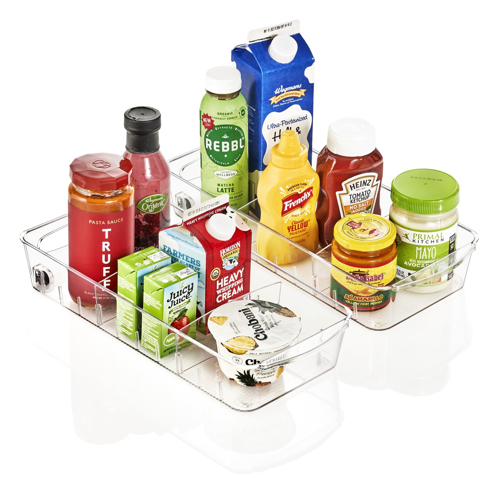 Органайзер для холодильника Sorbus на колесиках Органайзеры для хранения в холодильнике на колесиках 4090₽