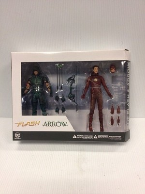 DC Collectibles The Flash & Arrow Boxed Action Figures with Accessories..NRFB