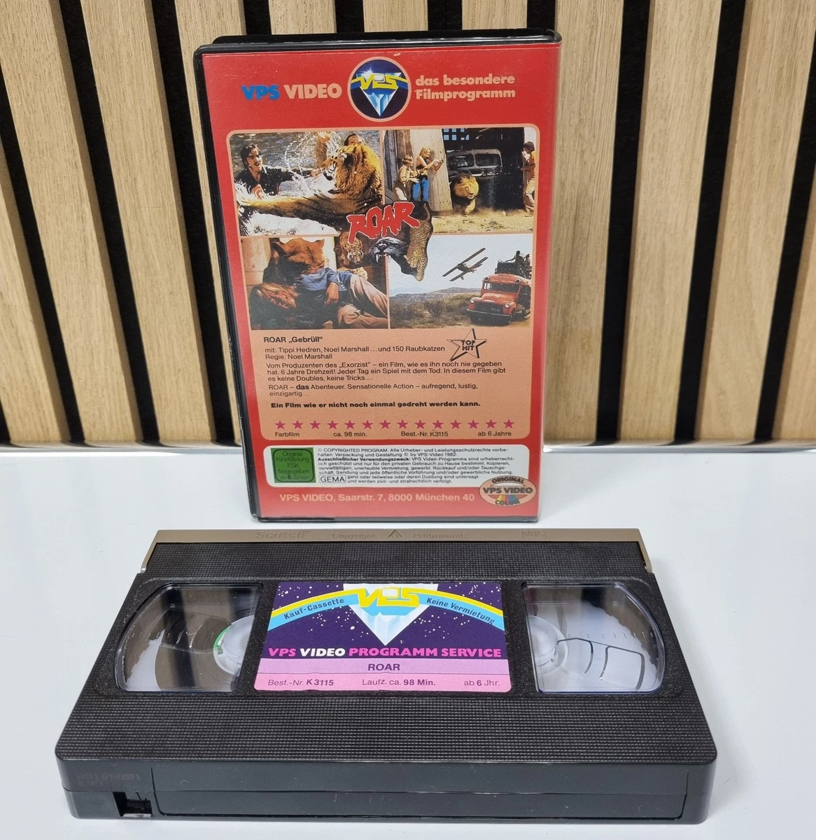 Roar Ein wildes Abenteuer VHS Video Programm Service VPS Erstauflage Kultfilm