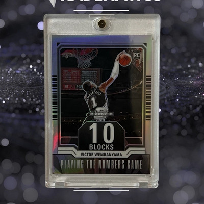 2023-24 Panini Contenders Optic 10 Blocks Victor Wembanyama RC Rookie #23