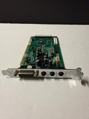 DTC 1653L 16-Bit ISA Sound Card   Game Port + Audio Jacks   Vintage PC