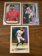 Christian Pache 3 Rookie lot 2021 22 Topps Rainbow foil #233 Gallery #38 Braves