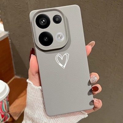 For Xiaomi Poco X7 X6 13T Redmi Note 14 13 12 Pro LOVE Heart Silicone Case Cover
