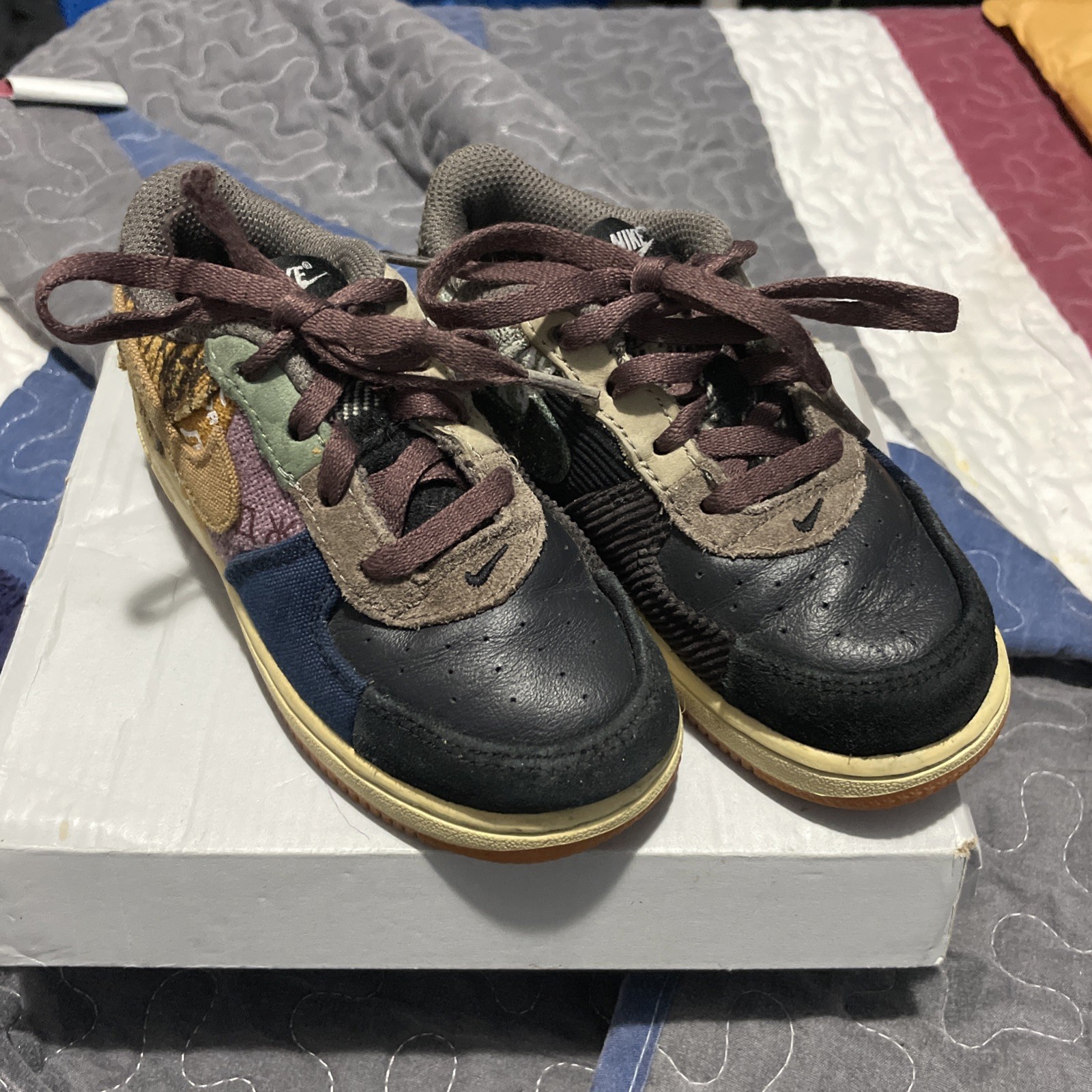 Travis Scott Cactus Jack Nike Air Force 1 Low TD (Size 9C) CT0911-900