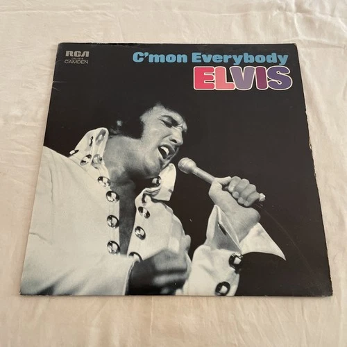 ORIGINAL VINTAGE RETRO Vinyl Record Music LP Elvis Presley C’mon Everybody