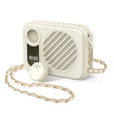 Voice Amplifier for Teacher with Wireless Magnetic Lapel Microphone, Portable...