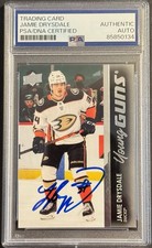 Jamie Drysdale Signed Auto 2021/22 Young Guns Rookie Card PSA/DNA Slab Flyers. rookie card picture