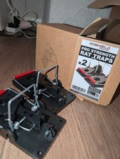Roshield 2 x Rat Traps - Professional Quality & Heavy Duty Pest Control Traps