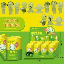 Smiski Hippers Decorative Mini Figures Random Blind Box Glow In The Dark Series