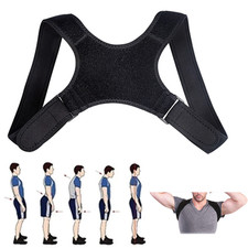 Adjustable Posture Corrector Low Back Support Shoulder Brace Belt for Men Women