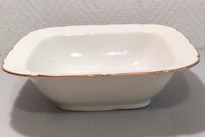 * Carl Tielsch-Altwasser Schlesien Porzellan Goldkante 30er Jahre Schüssel 23cm - Bild 1 von 3