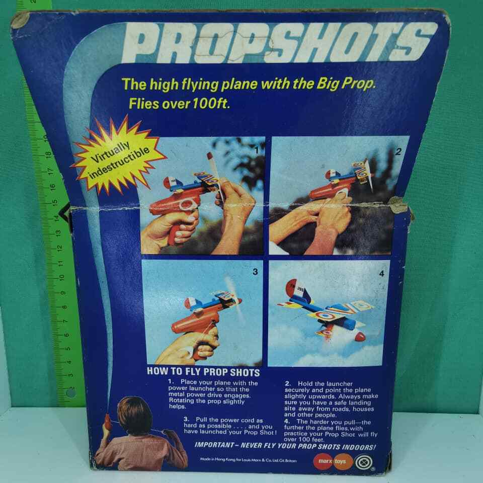 1975 VINTAGE TOY MARX TOYS HONG KONG PROPSHOTS PLAN eBay