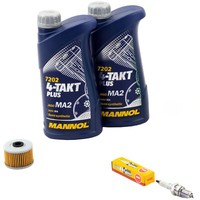 Set 2L ÖL Inspektion FüR Honda XR 600 R PE XR 650 L 1985-2000 ÖLfilter ZüNdkerze