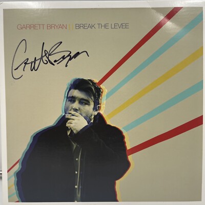 Garrett Bryan   Break The Levee LP SIGNED! Not On Label 2018 VG+ Folk Country