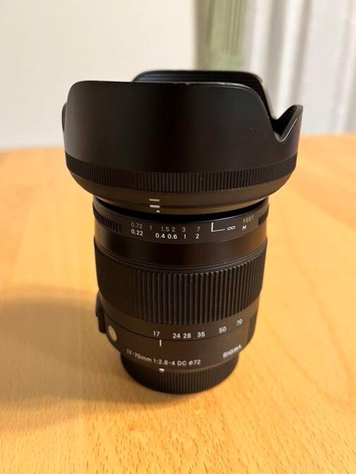 SIGMA 17-70mm F2.8-4 DC MACRO OS HSM Contemporary Zoom Lens For