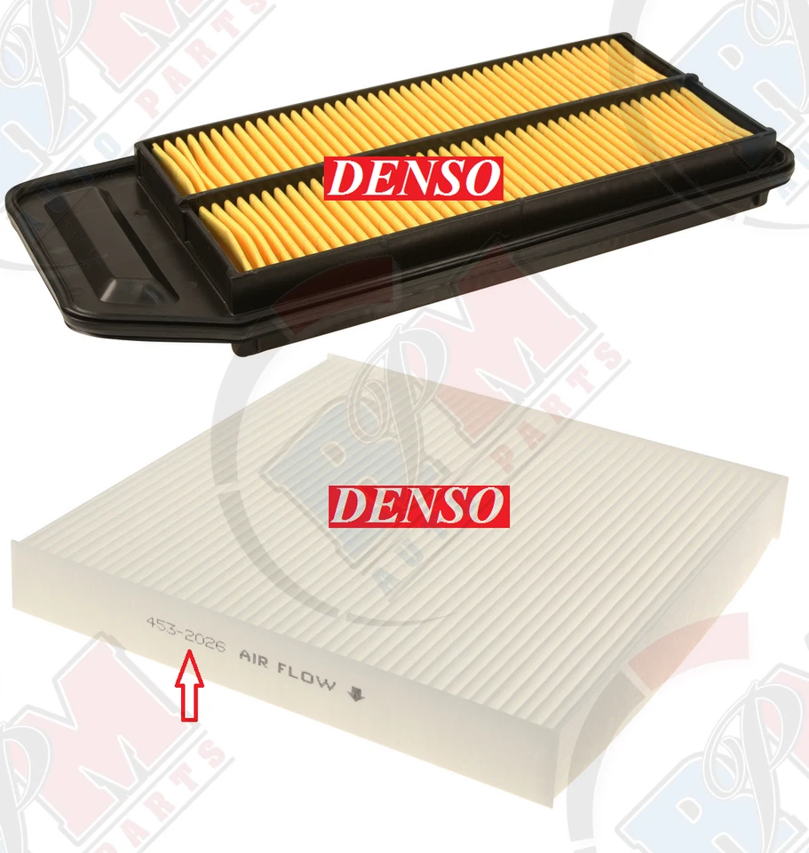 Filtro de aire DENSO + filtro de cabina para Honda Accord 2003-2007 y Acura TSX 2004-2008 Foto 2 de 2