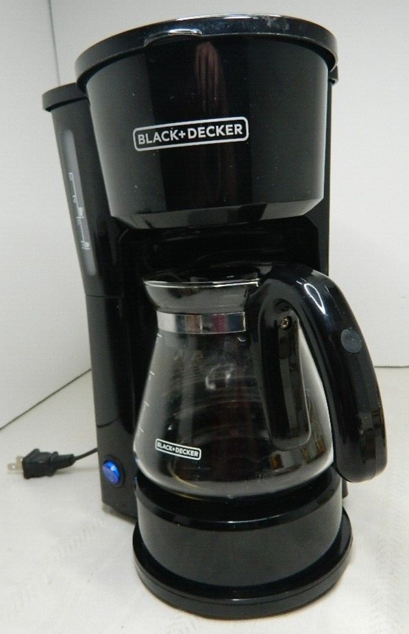 BLACK+DECKER 4 in 1 Coffee Station 5 Cup Coffee Maker, Black, CM0750B