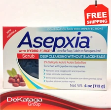 ASEPXIA - SCRUB CLEANSING SOAP BAR FOR ACNE 4 OZ ✅