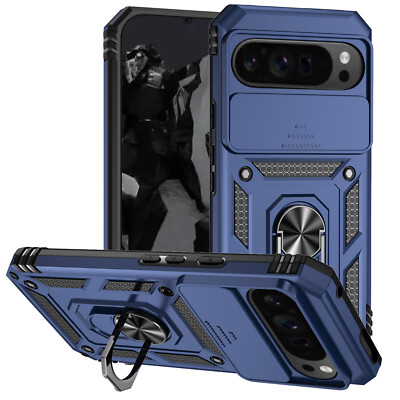 For Google Pixel 10 Pro/9 Pro 8 7 Case with Kickstand Slide Dustproof Rugged