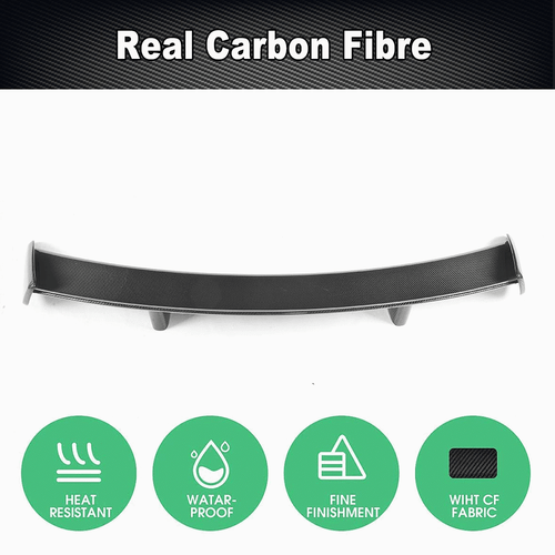 For Jaguar F-TYPE SVR Coupe 2014-2018 REAL Carbon Fiber Rear Trunk Wing Spoiler - Picture 7 of 13