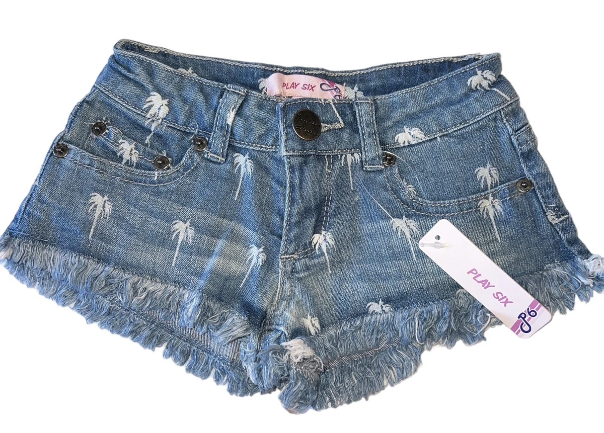 Short Fille Vintage Havana – Blanc – Taille 14 – 100% Coton – Occasion Très Bon état