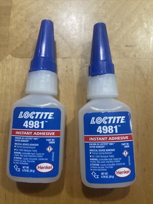 Loctite 4981 Instant Adhesive 2 X Bottle .70 Oz .