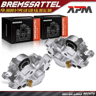 2x Bremssattel Hinten Links Rechts für Jaguar E-Type XJ XJSC Convertible X27