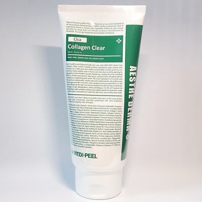 MEDI PEEL Green Cica Collagen Clear 300ml Cleansing Foam Soothing Pores K-Beauty