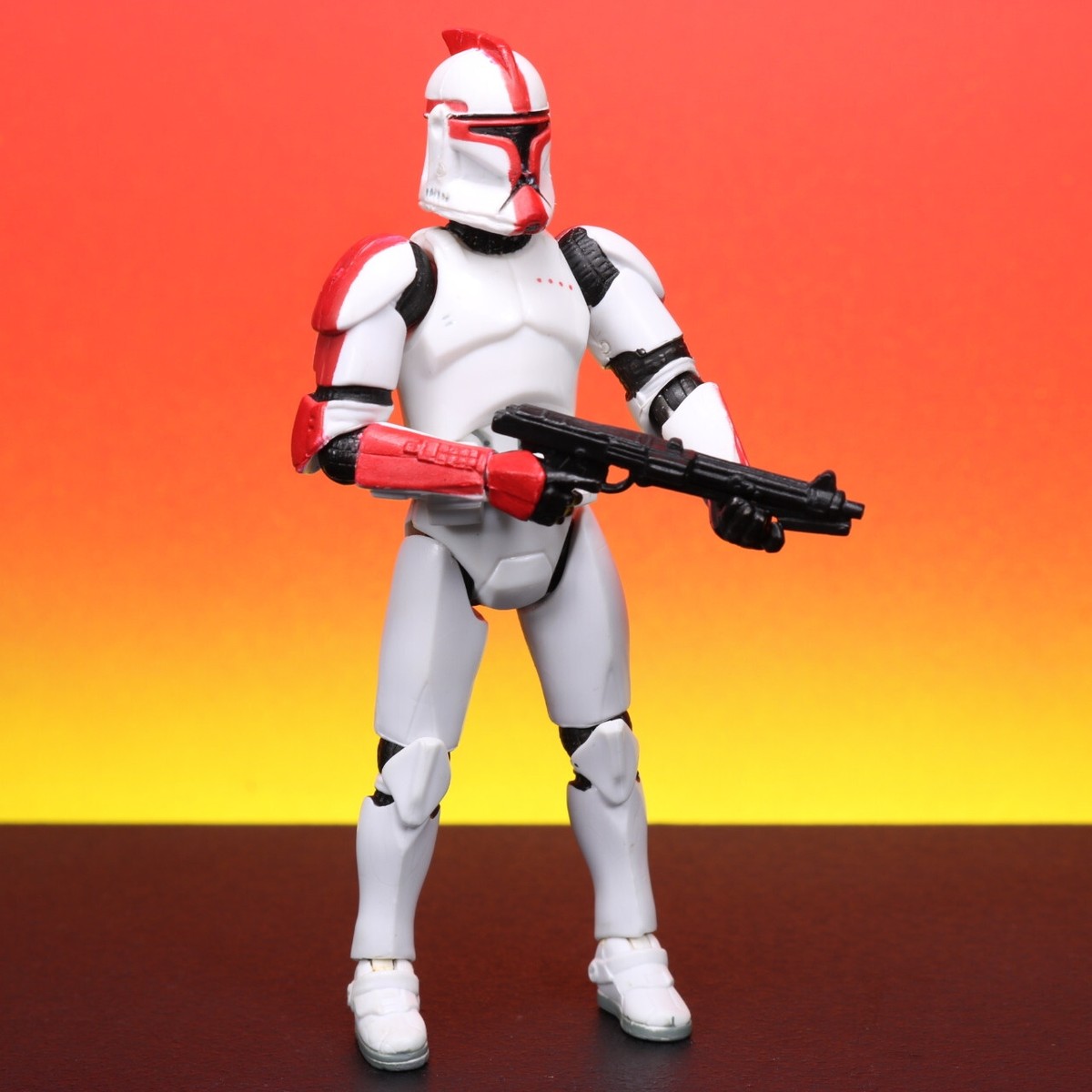 Star Wars CLONE TROOPER CAPTAIN RED Complete OTC Original Trilogy Collection