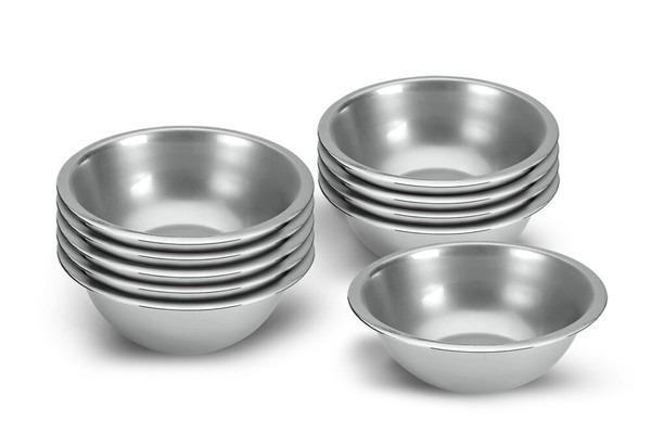 10Er Set Metaltex 690706010 RüHrschüSsel 17 Cm Aus Edelstahl-image