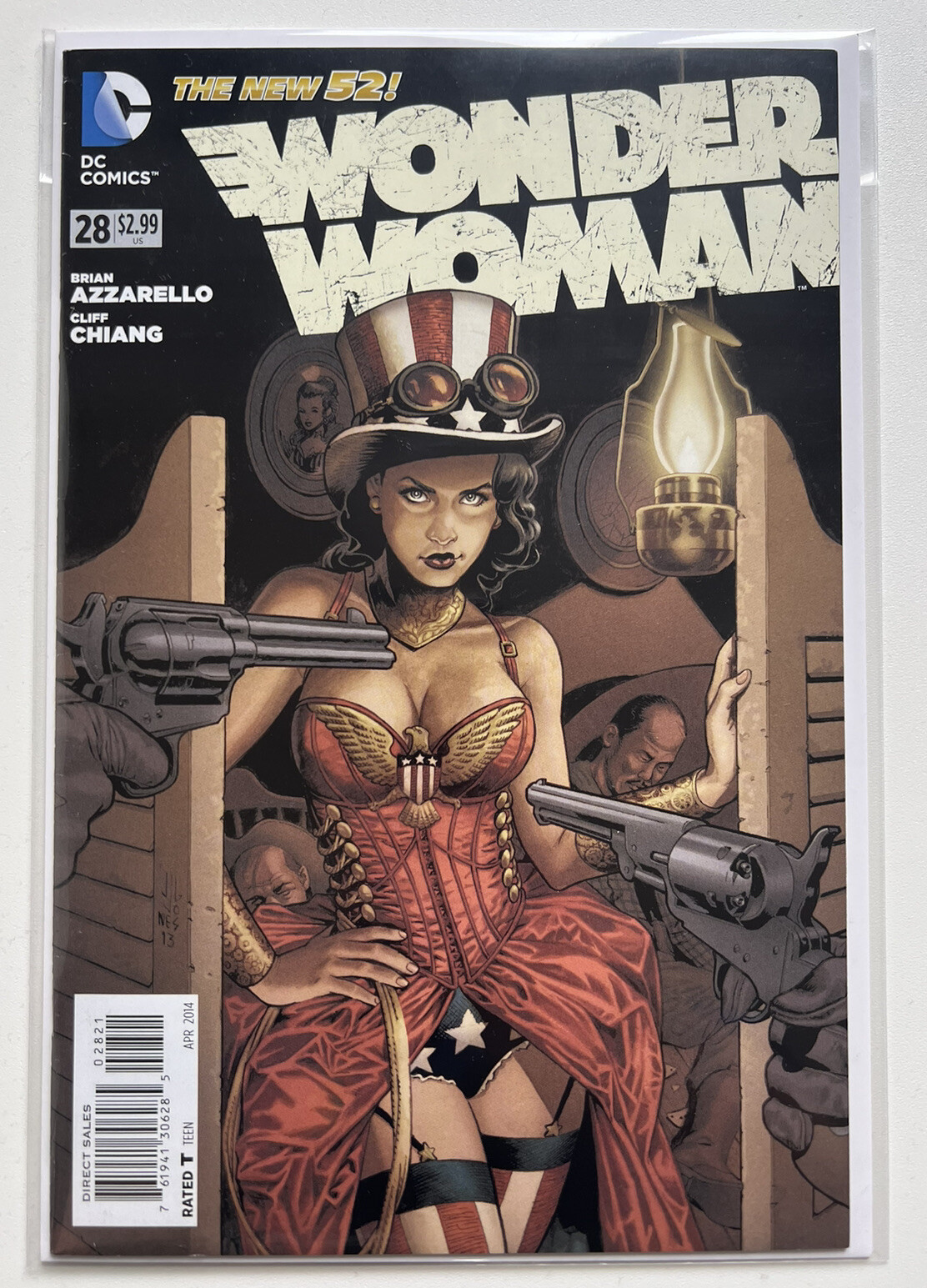 Wonder Woman #28 - JG Jones 1:25 Steampunk Variant - 2014 - DC Scarce Rare