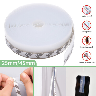 Door Weather Stripping Door Seal Strip Sealing Sticker Tape Door Draft Stopper