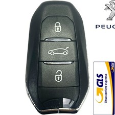 🇮🇹COVER GUSCIO CHIAVE COMPATIBILE PER PEUGEOT 208 308 3008 TELECOMANDO 3Tasti.