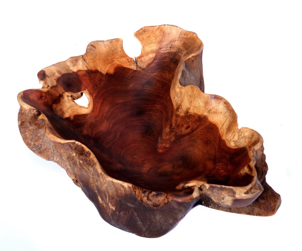 Teak Wood Bowl Natural Teak Roots Decorative Bowl Key Bowl Teak Wood eBay