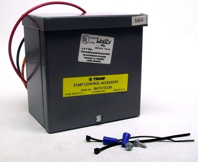 NOS TRANE BAY41X228 START CONTROL ACCESSORY 18'' SQUARE BASE UNITS ONLY KB