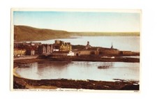 WELSH Old Vintage Postcard ABERYSTWYTH COLLEGE & CASTLE GROUNDS