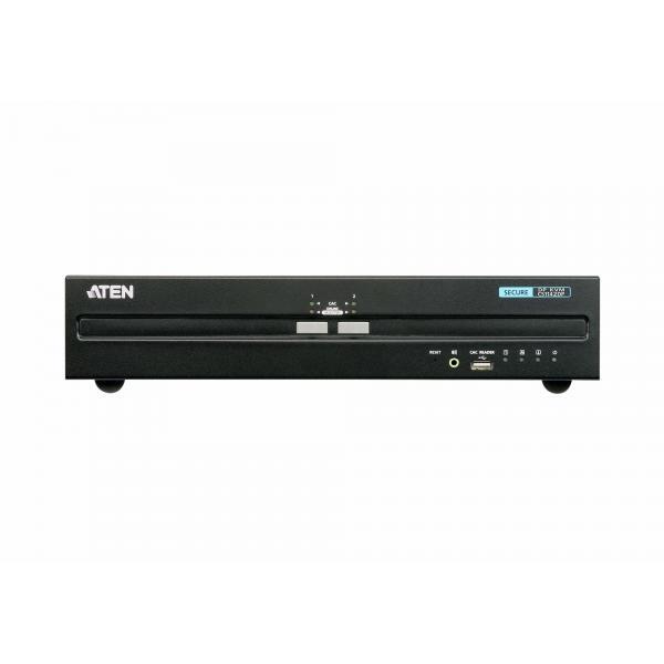 Aten CS1142DP switch per keyboard-video-mouse (kvm) Nero