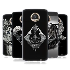 OFFICIAL STANLEY MORRISON BLACK AND WHITE SOFT GEL CASE FOR MOTOROLA PHONES