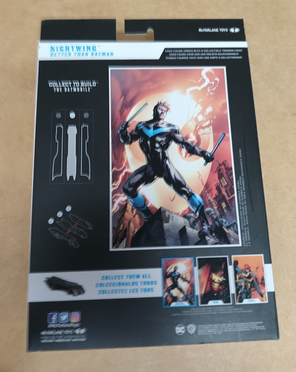 DC MULTIVERSE NIGHTWING BETTER THAN BATMAN ACTION FIGURE COLLECT TO BUILD NEW